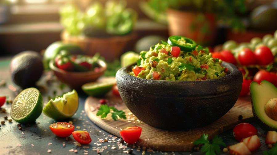 "Authentic Spanish style guacamole recipe, made from scratch. Easy and delicious!"