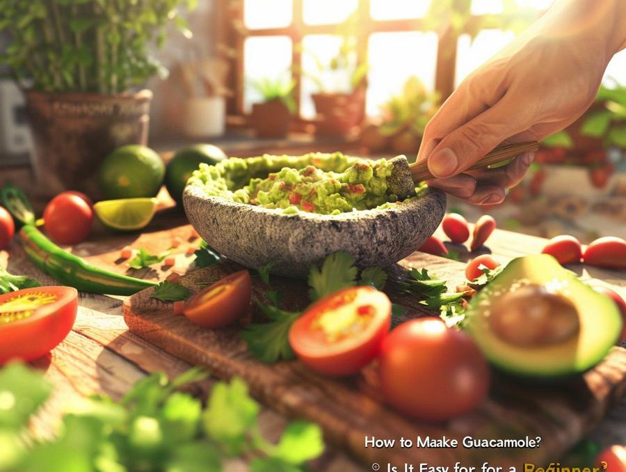 Alt text: Step-by-step guide on how to make guacamole from scratch tutorial.
