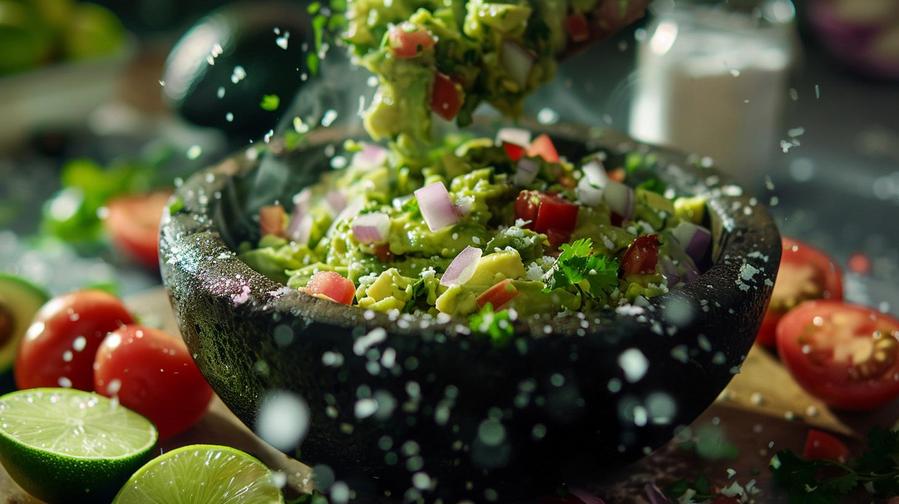 "Rosa Mexicano guacamole recipe served with style at the restaurant."
