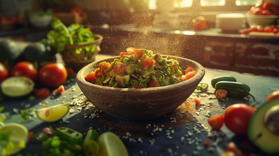 "Discover unique twists in this Spanish style guacamole recipe variation guide."