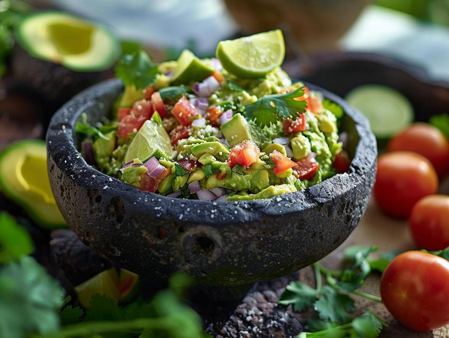 Alt text: "Tips for storing avocado guacamole recipe leftovers to keep it fresh."