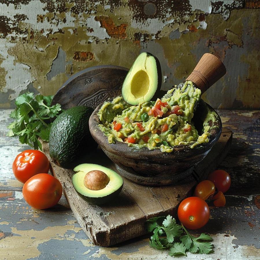 Alt text: "Variations and substitutions for guacamole recipe 2 avocados."