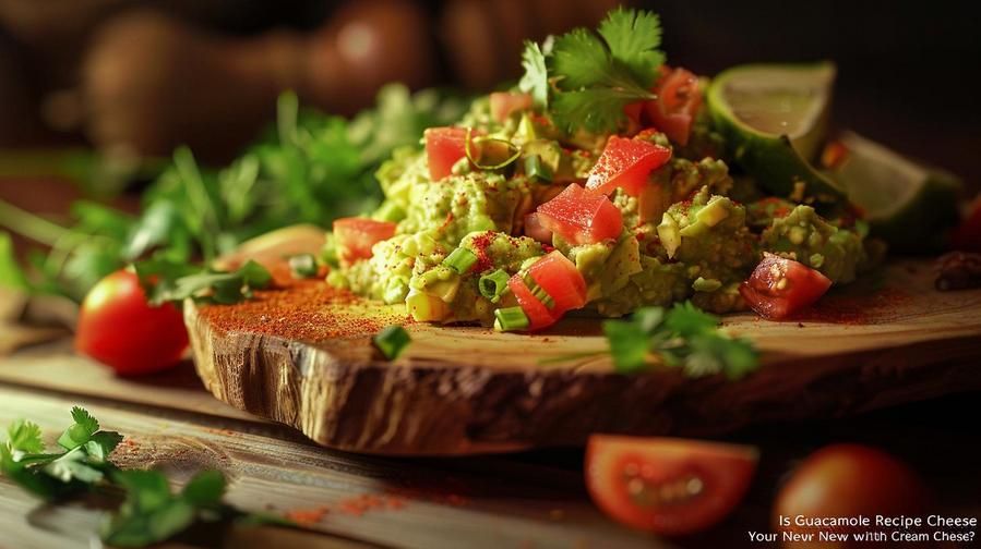 A delicious guacamole recipe with cream cheese - perfect for any occasion.