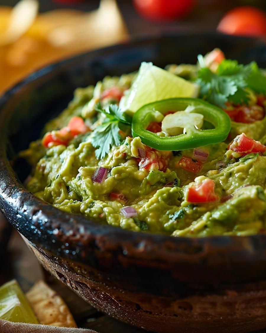 Alt text: Easy steps for a delicious quick guacamole recipe preparation.