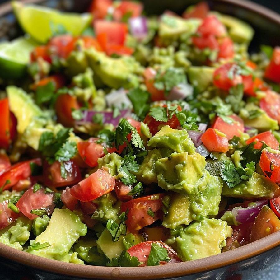 "Guacamole salad recipe variations and substitutions for a tasty twist."
