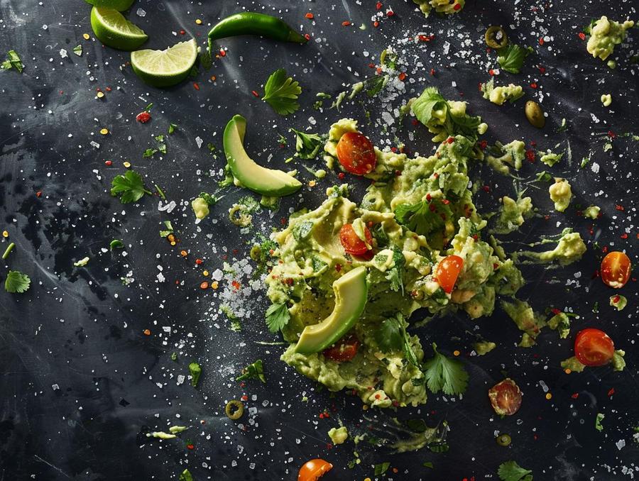 Alt text: Guide with tips and safety considerations for making guacamole recipe with cream cheese.