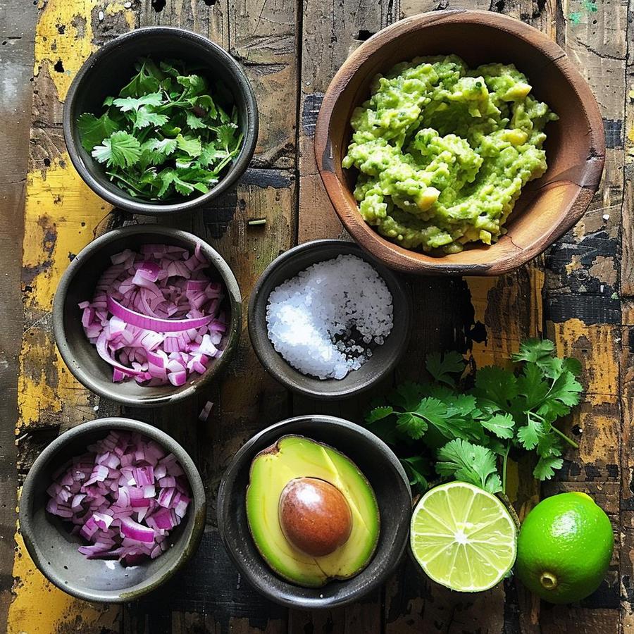 Alt text: A hand slicing a ripe avocado for guacamole recipe with one avocado.