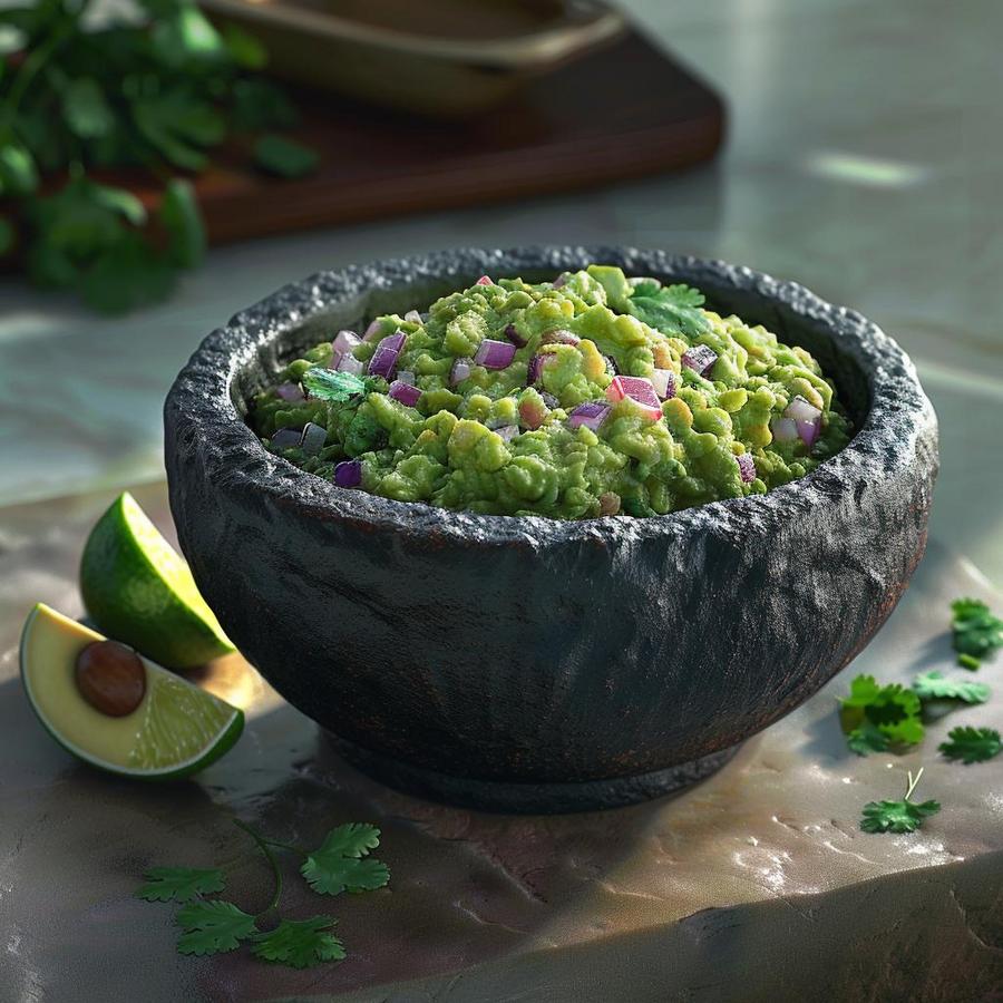 "Step-by-step guide to make copycat Chipotle guacamole recipe at home."