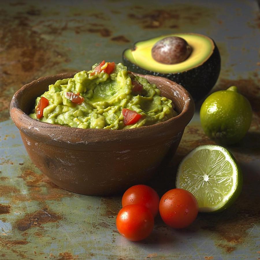 Alt text: Tools and equipment needed for a simple 3 ingredient guacamole recipe.